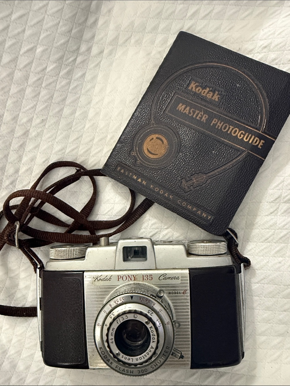 Vintage Kodak Pony 135 Camera with Master Photo Guide